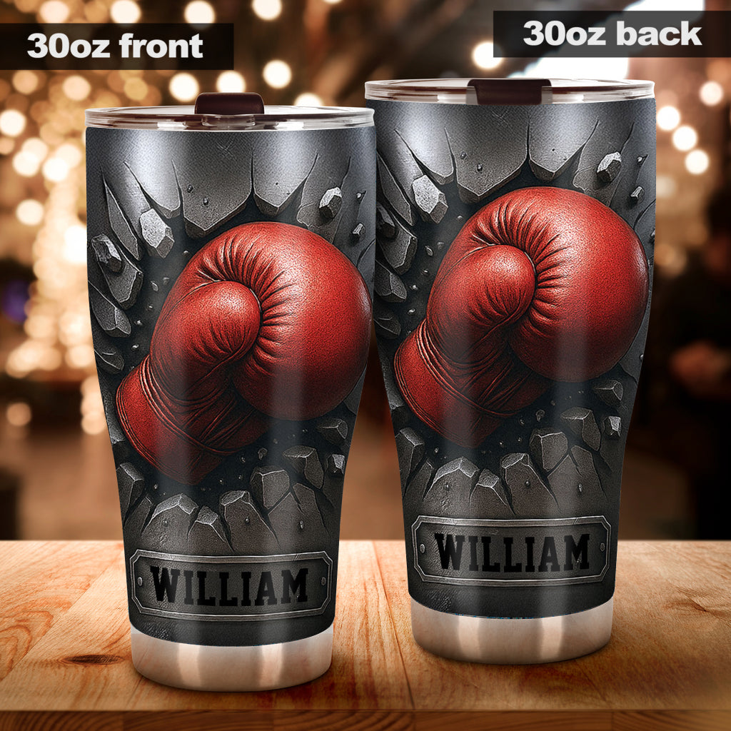 Born To Fight - Personalized Boxing Tumbler