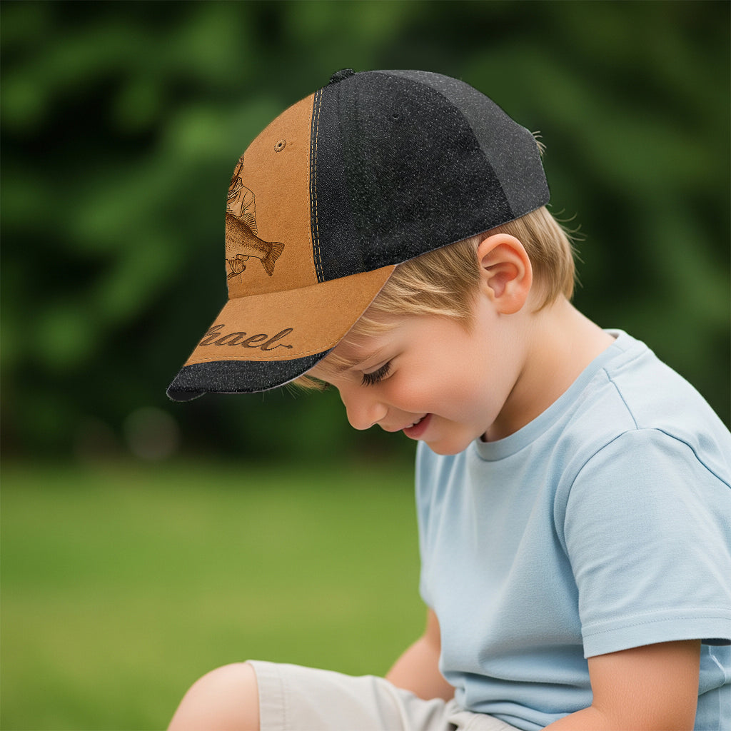 Custom Fishing Hat For Dad/ Husband/ Son... - Personalized Fishing Classic Cap