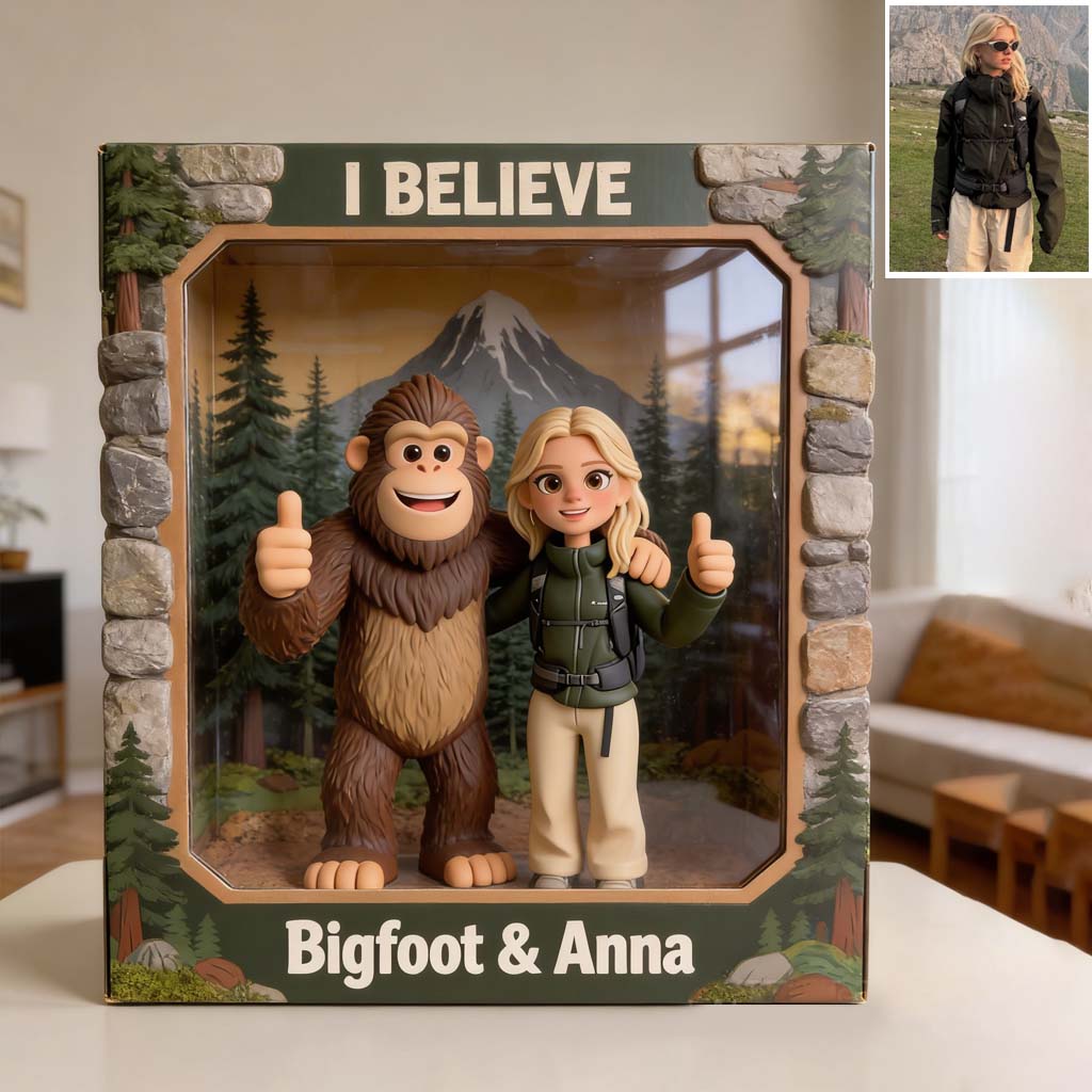 I Believe, Custom From Any Photo - Personalized Hiking Custom Shaped Acrylic Plaque
