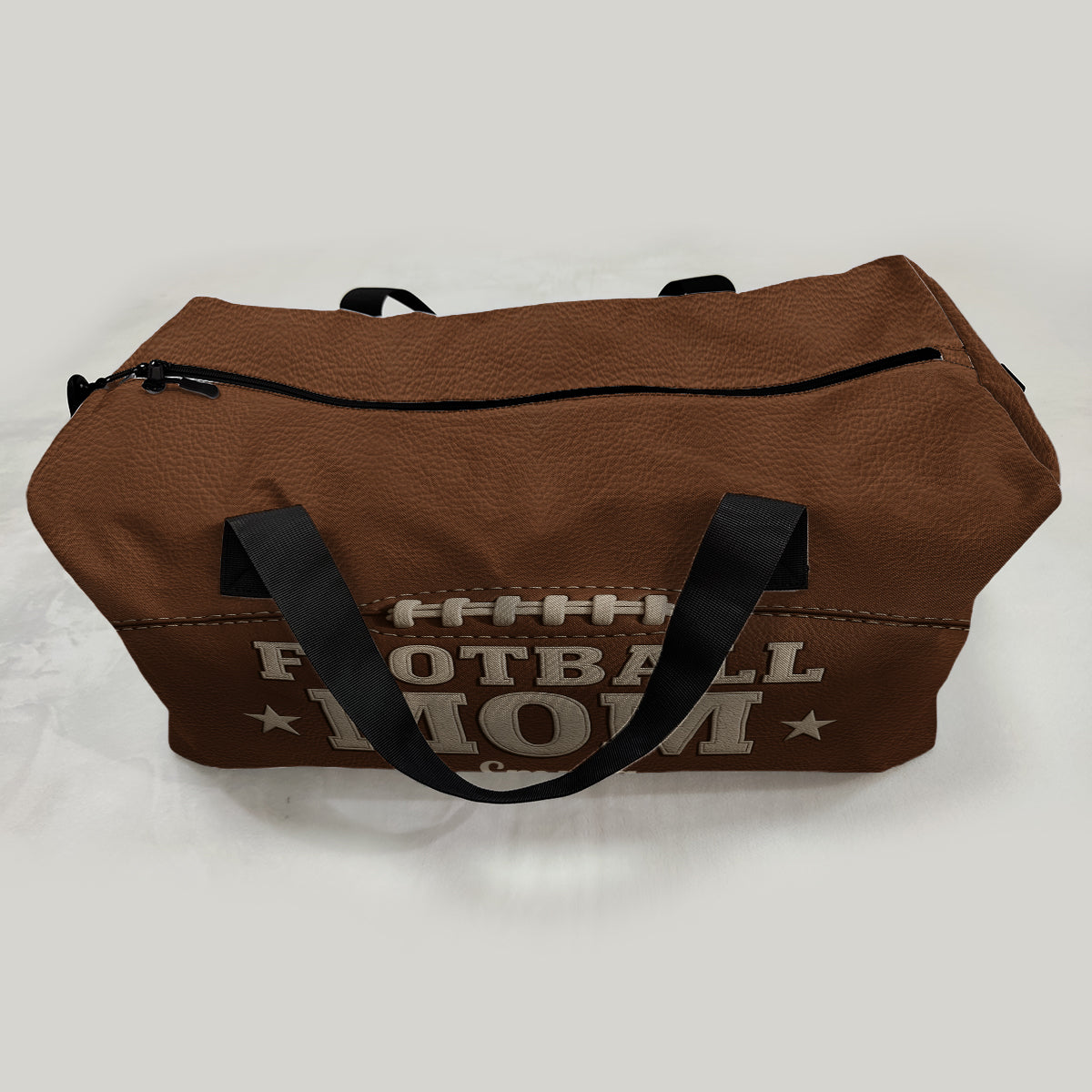 Football Mom/ Dad/ Nana/ Papa/ Uncle/ Aunt.... - Personalized Football Duffle Bag