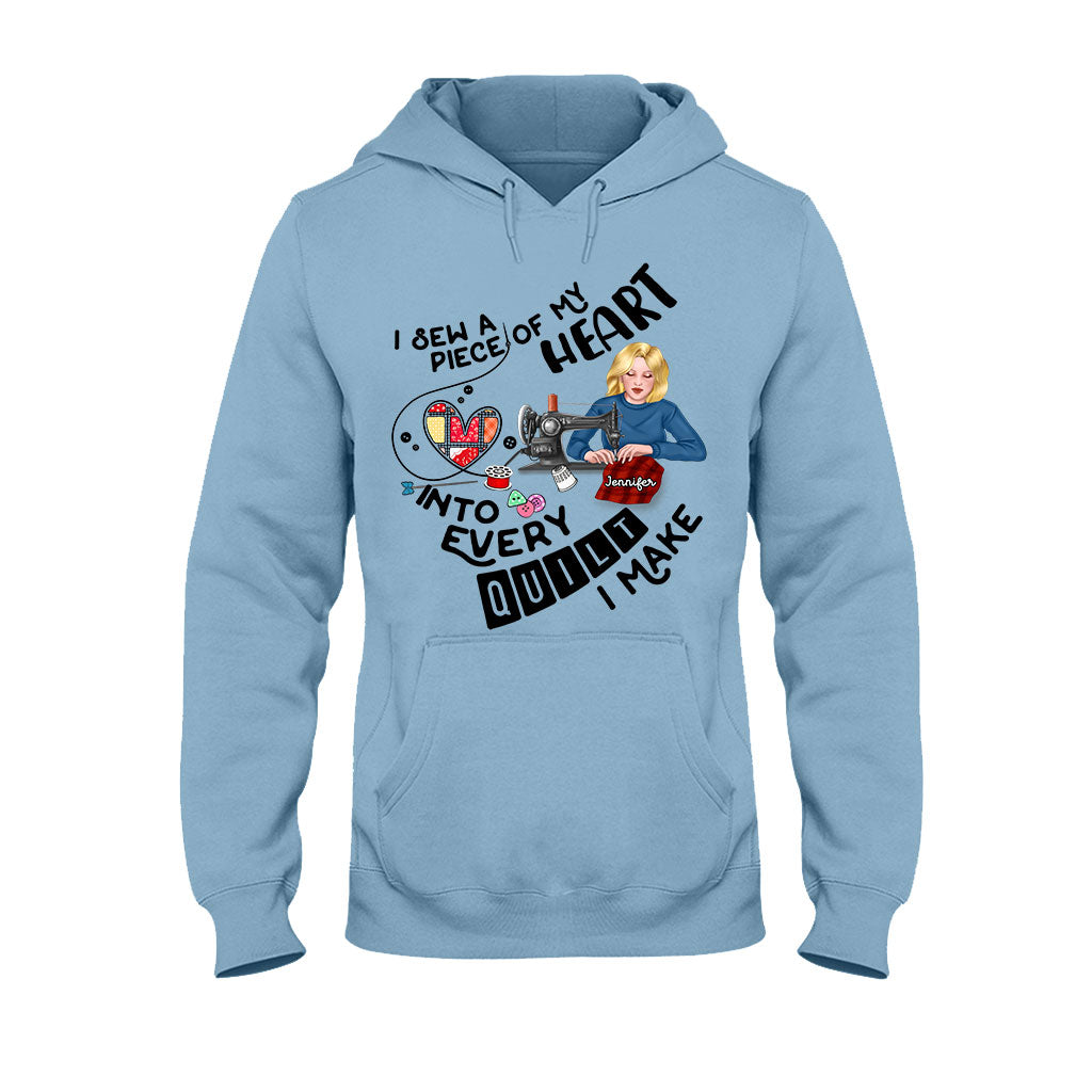 I Sewing A Piece Of My Heart - Personalized Sewing T-shirt And Hoodie