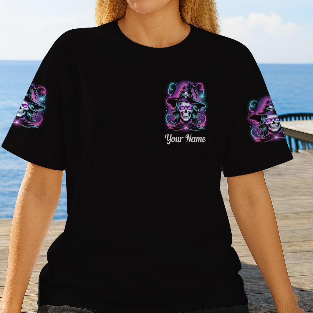 Hello My Friend - Personalized Witch All Over Shirt