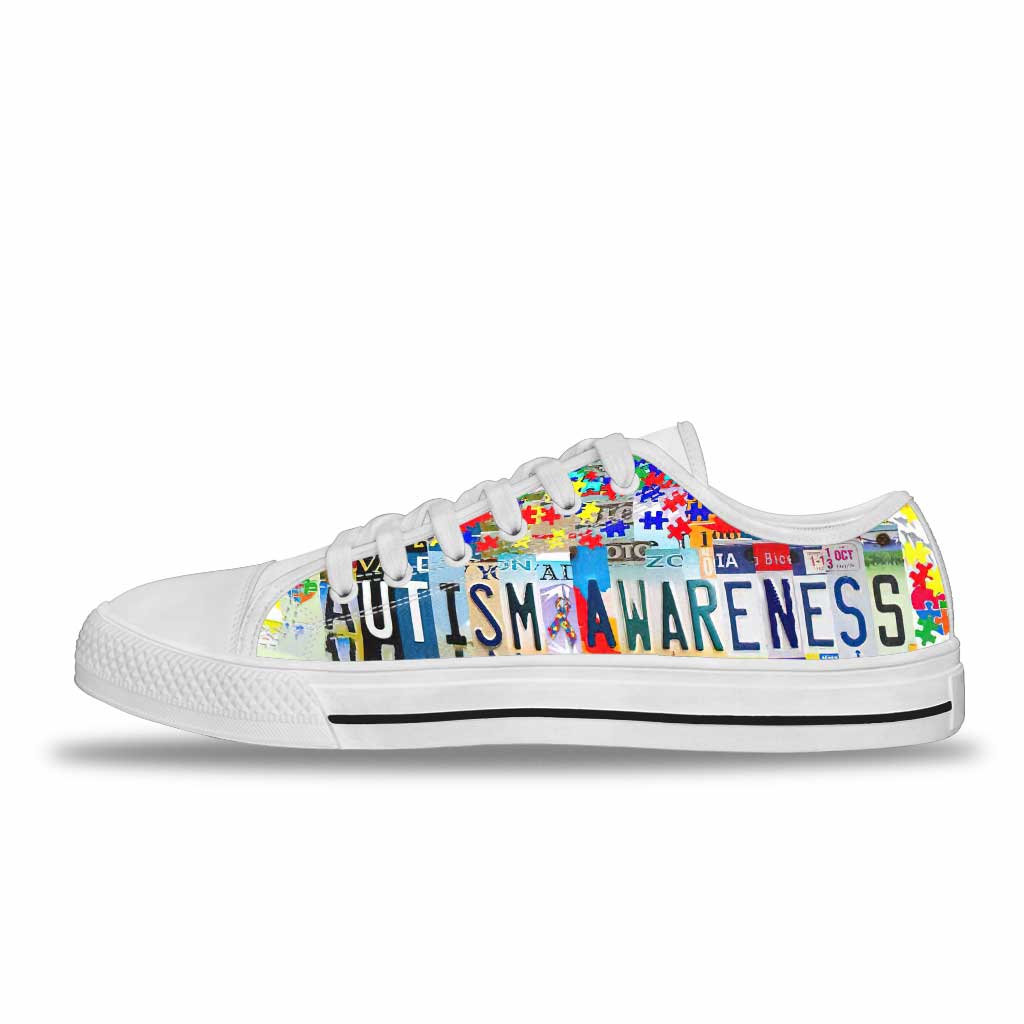 Autism Awareness Low Top Shoes 0921