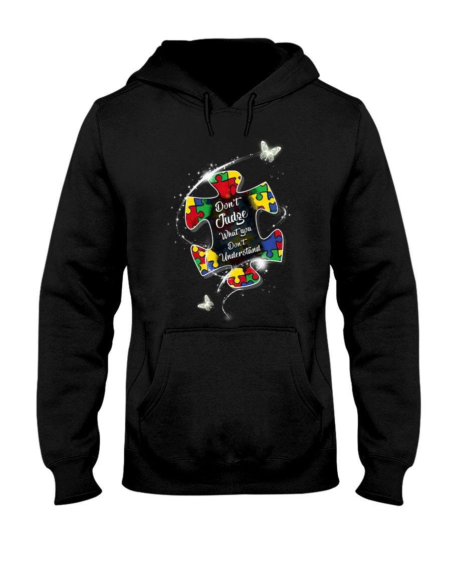 Autism Don't Judge Autism Awareness T-shirt and Hoodie