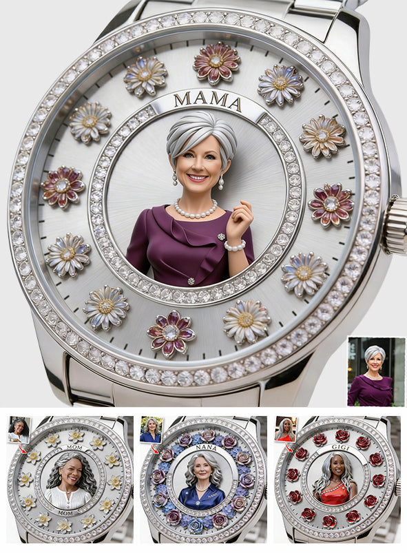 Custom Any Photo - Personalized Mother Women Hand Watch