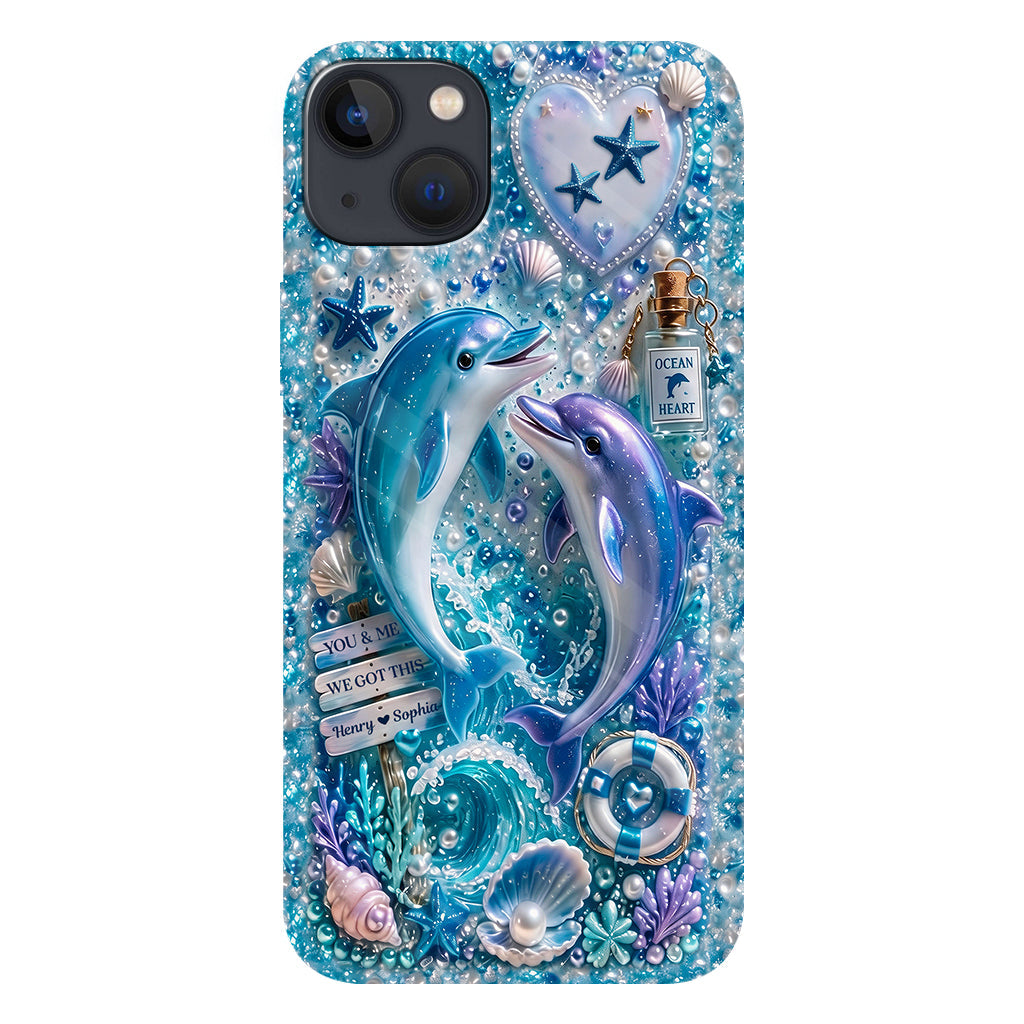 I'm Yours - Personalized Dolphin Full Print Phone Case