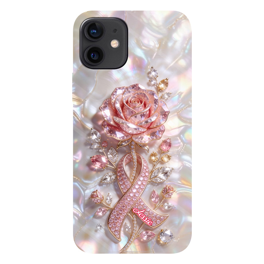 Faith Hope Love - Personalized Breast Cancer Awareness Full Print Phone Case