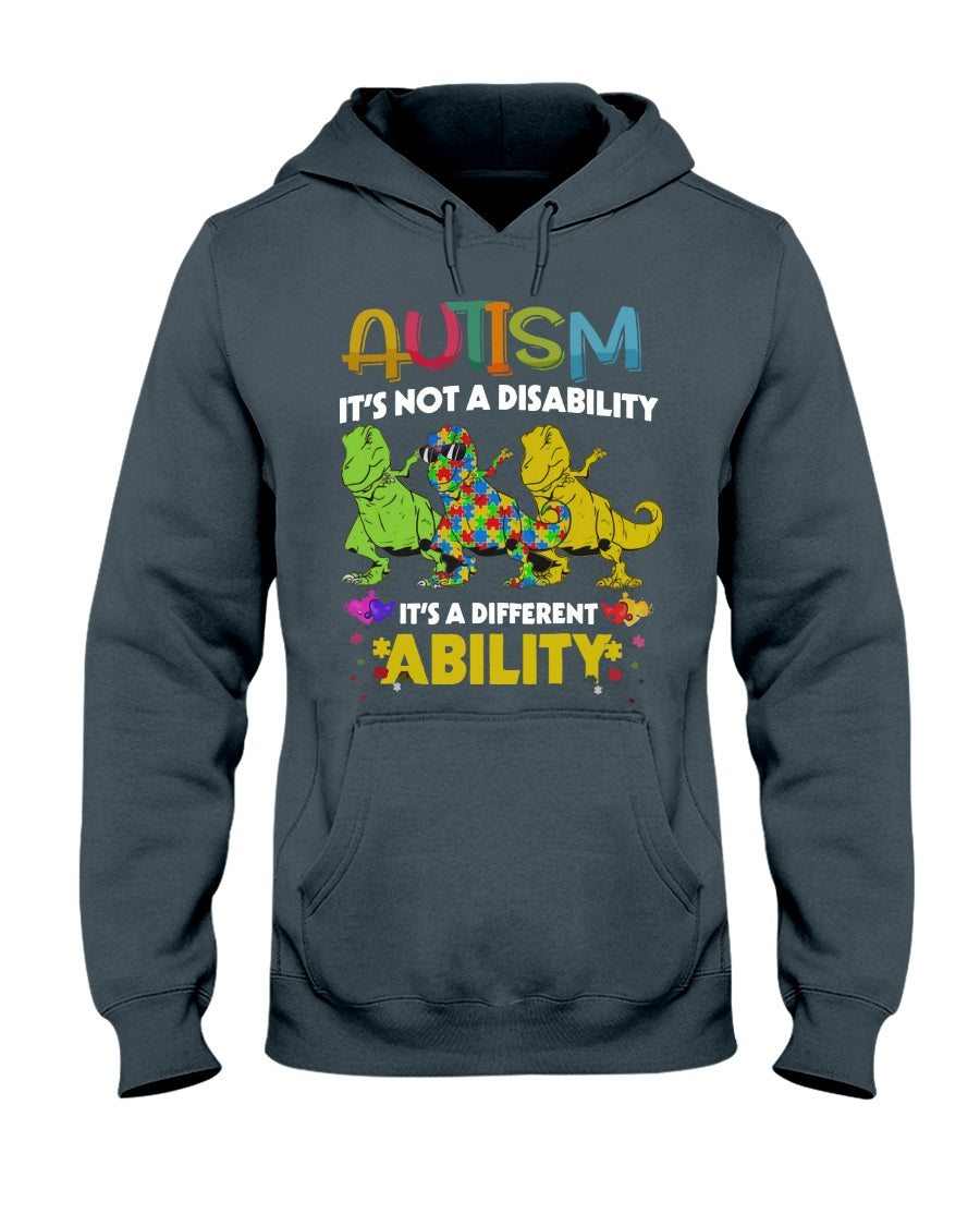 Autism A Different Ability - Autism Awareness T-shirt and Hoodie 0921