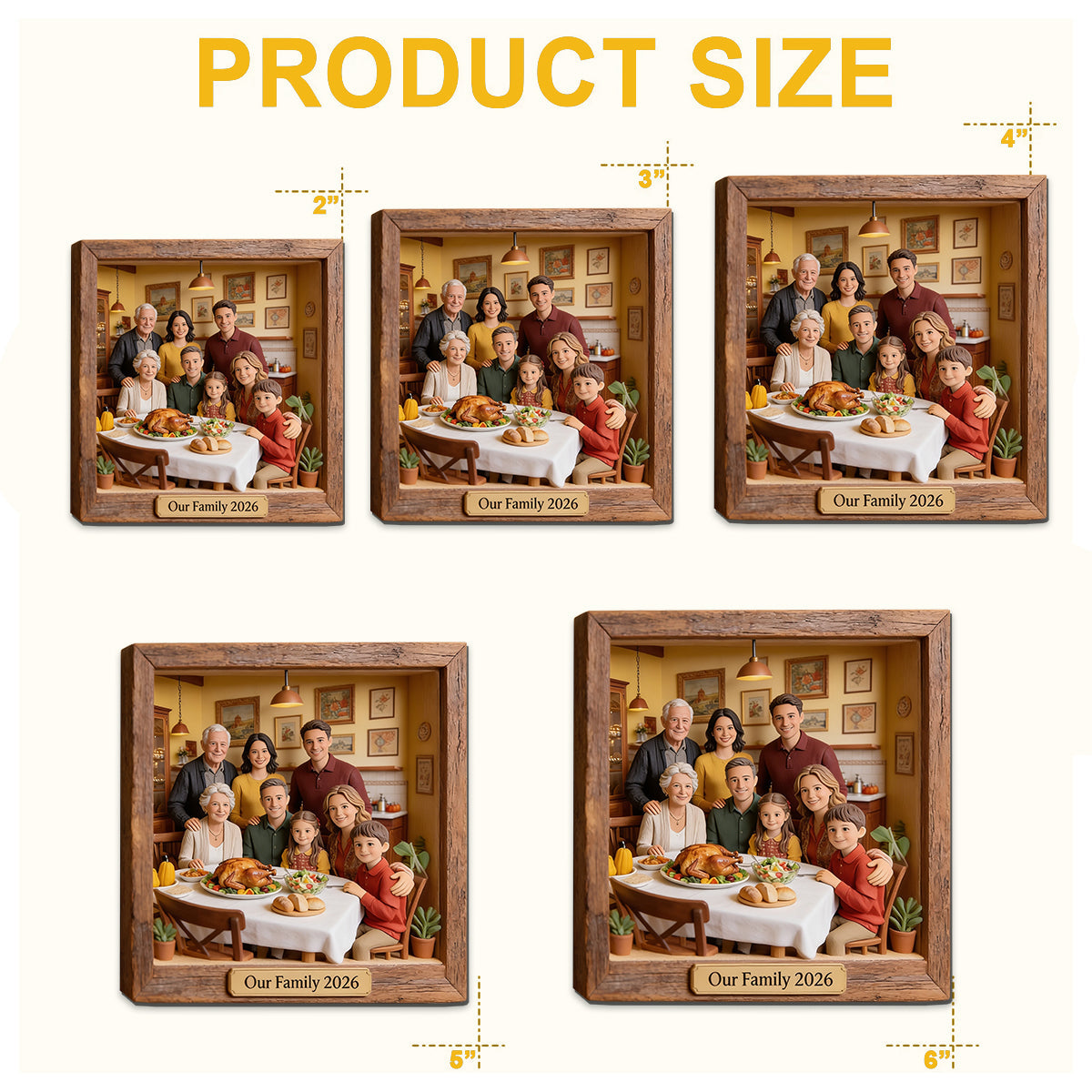 Custom From Any Photo - Personalized Family Magnet