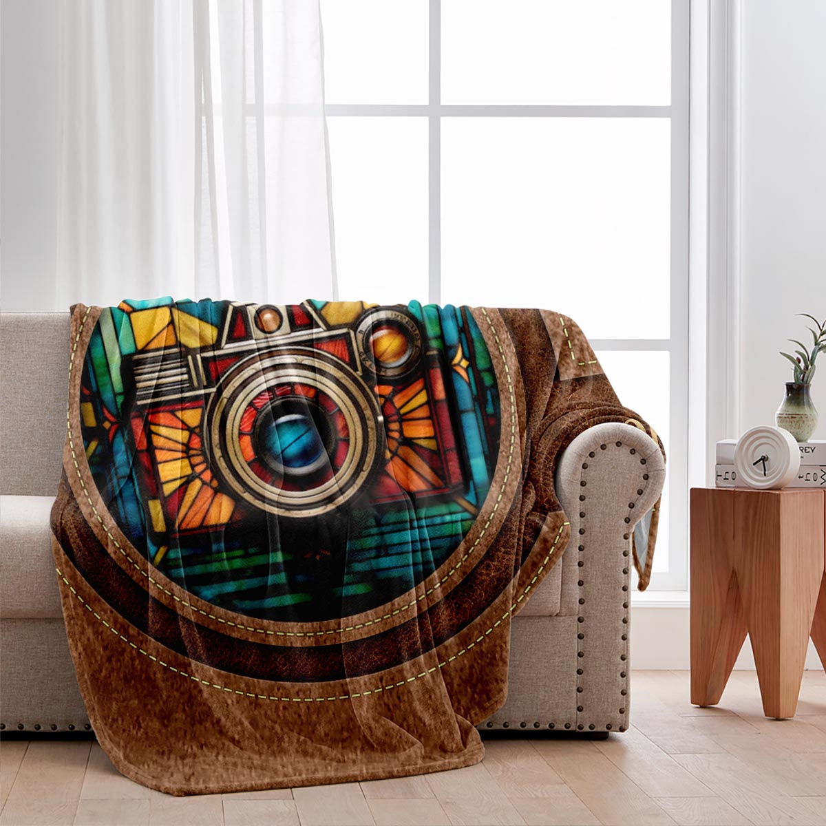 Just A Girl Who Loves Photography - Personalized Photography Blanket