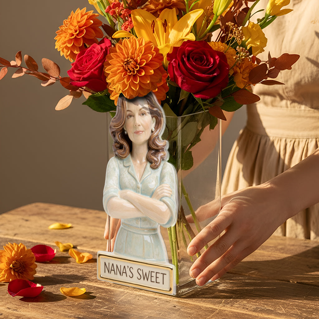 Custom Any Photo - Personalized Grandma Acrylic Pot