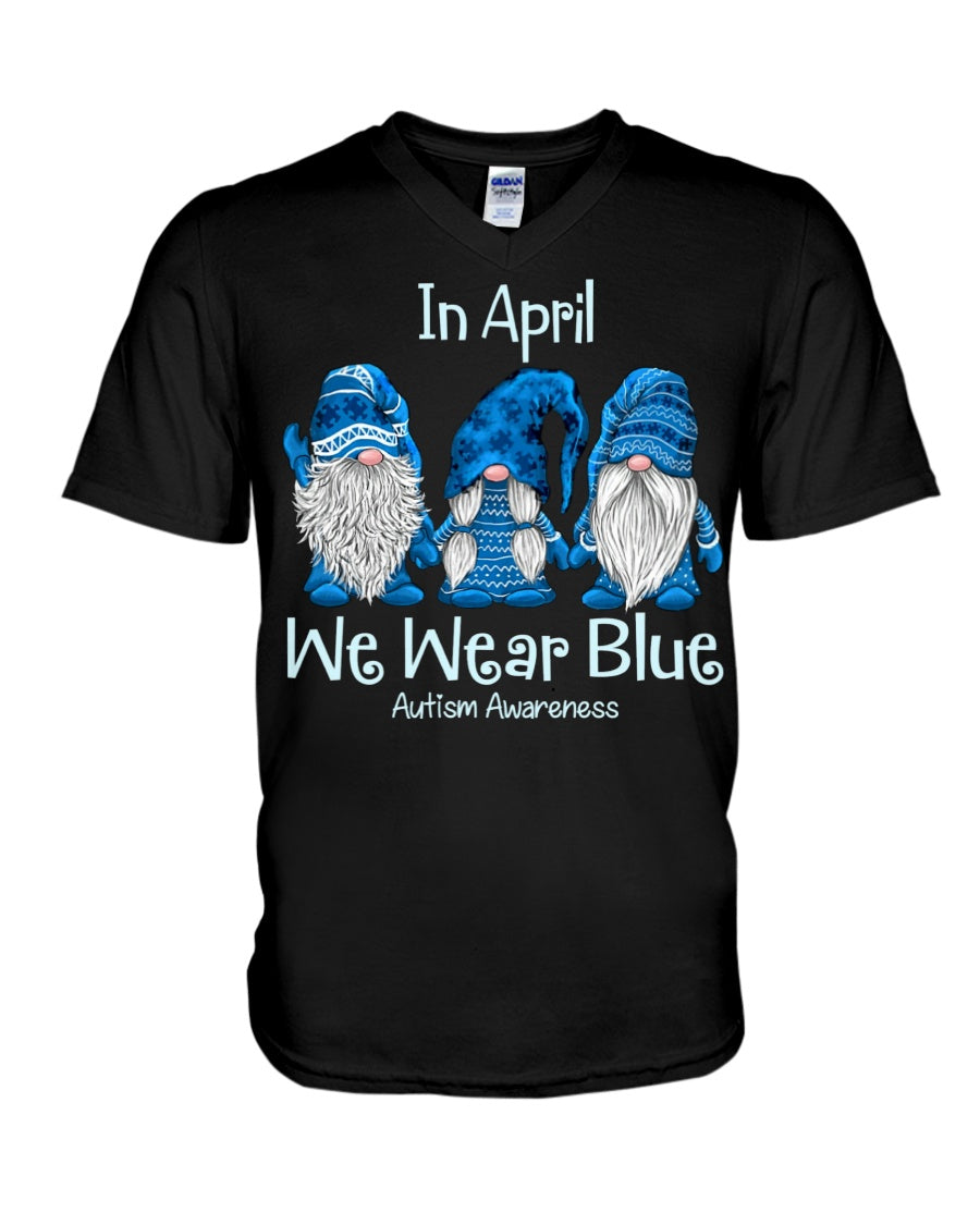 In April We Wear Blue - Autism Awareness T-shirt and Hoodie 0921