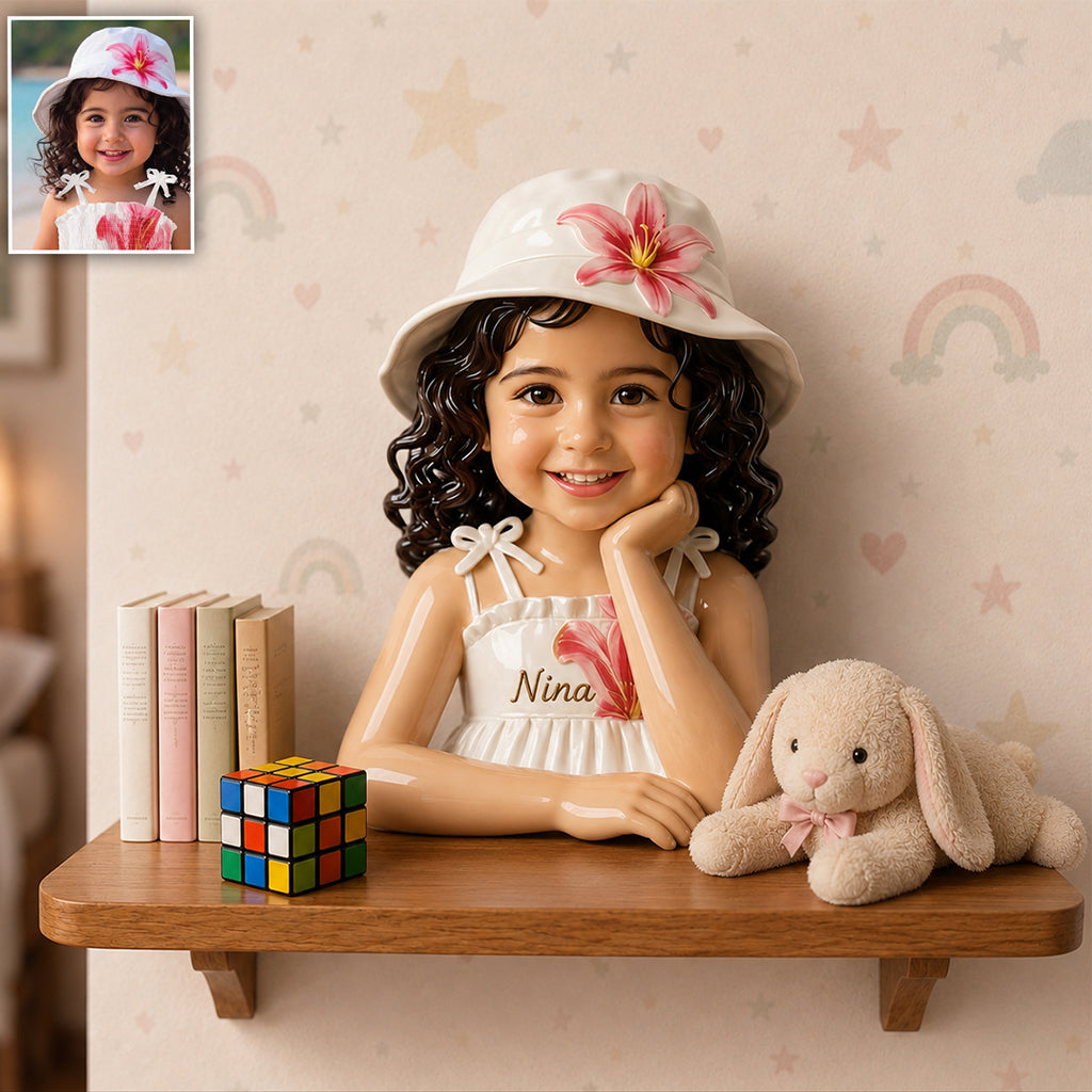Little Dreamer - Personalized Kid Wooden Floating Shelf