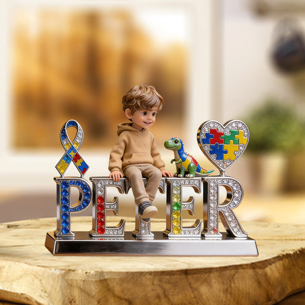 Autism Awareness - Personalized Autism Awareness Custom Shaped Acrylic Plaque