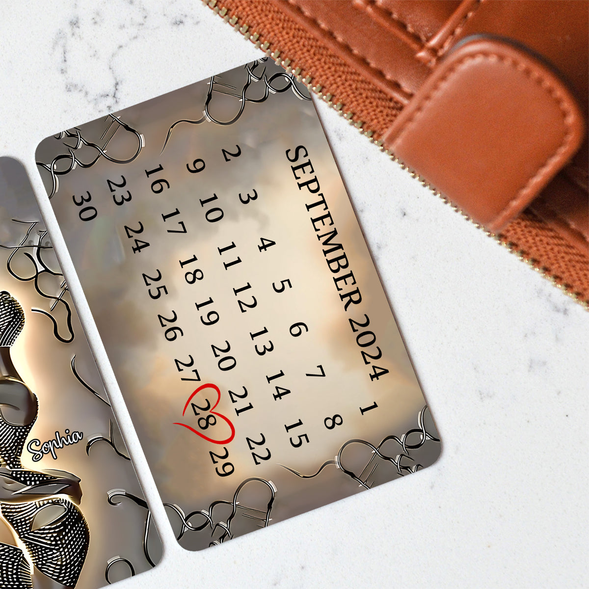 It's You & Me - Personalized African American Wallet Insert Card