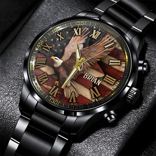 God Bless America - Personalized Independence Day/ 4th of July Hand Watch