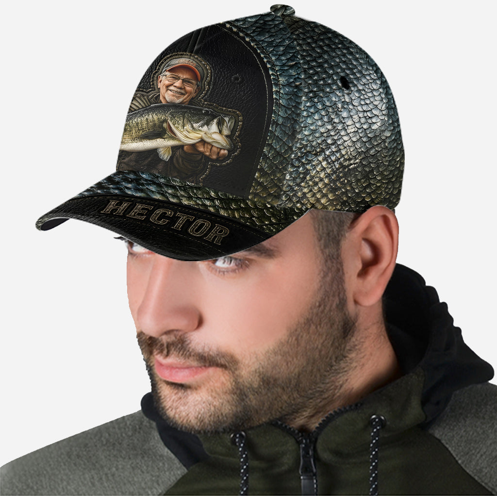 Custom Any Photo Love Fishing - Personalized Fishing Classic Cap