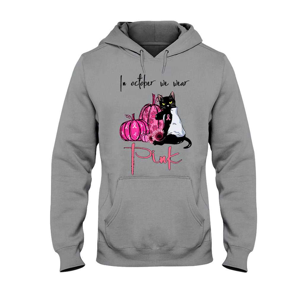 In October We Wear Pink - Breast Cancer Awareness T-shirt And Hoodie 0721