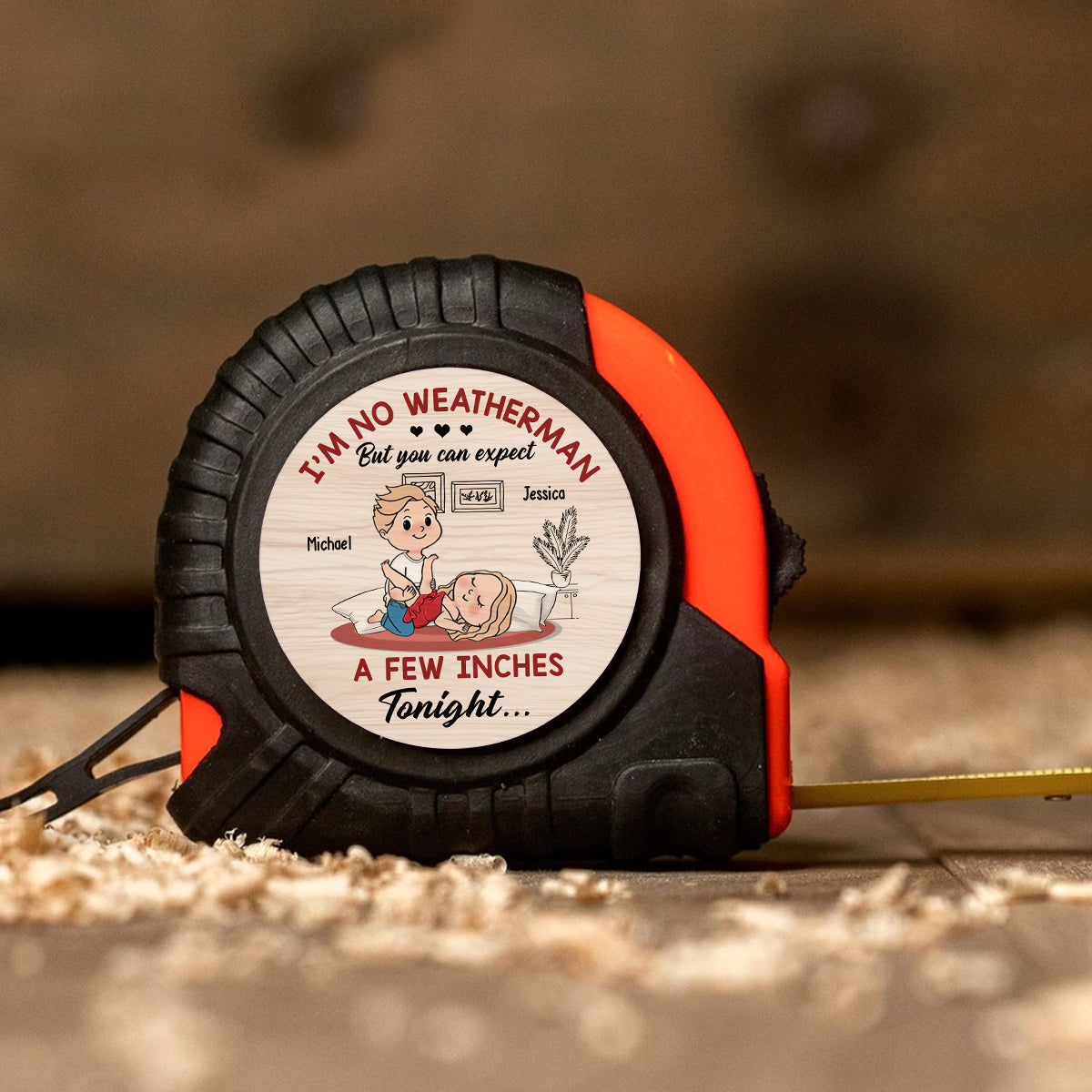 A Few Inches - Personalized Couple Measure Tape