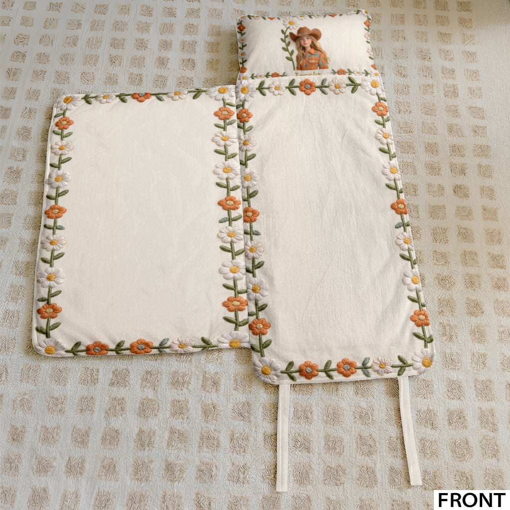 Any Flower, Custom From Photo - Personalized Daughter Nap Mat