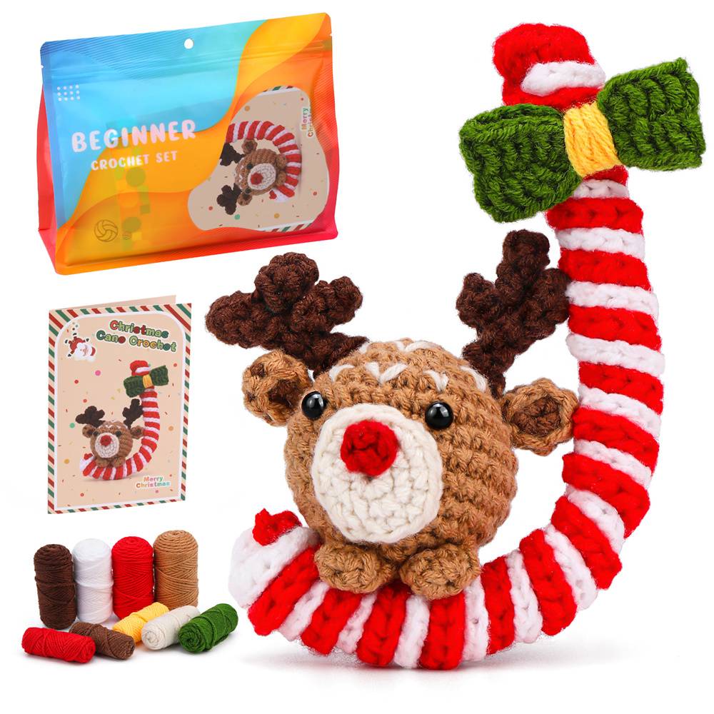 Crutch Deer - Crochet Kit for Beginners