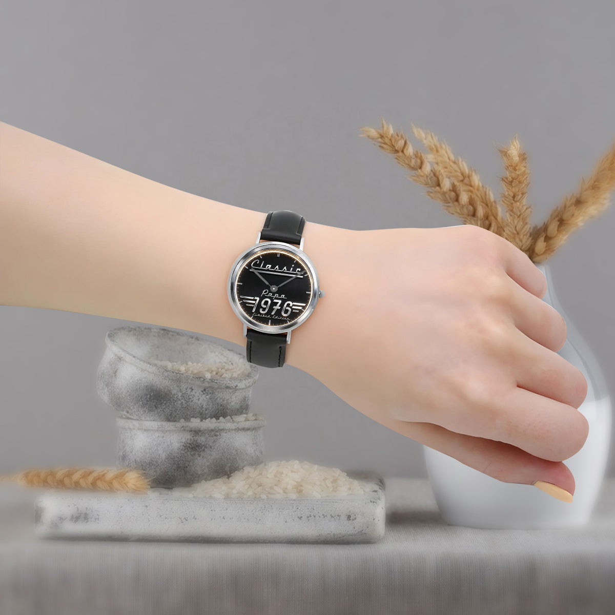 Classic - Personalized Father Hand Watch