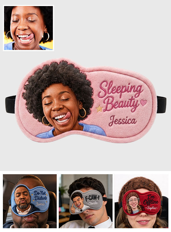 Do Not Disturb - Personalized Colleague Cooling Sleep Mask