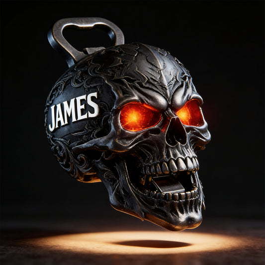 Cool Skull - Personalized Skull Bottle Opener