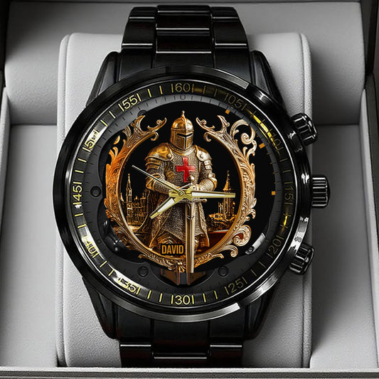 Knight Of God - Personalized Christian Hand Watch
