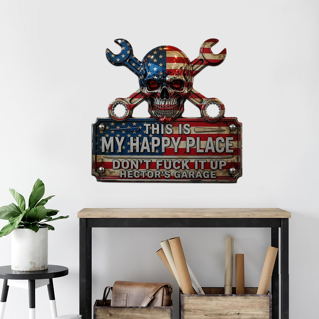 Don't Mess This Up - Personalized Mechanic Cut Metal Sign