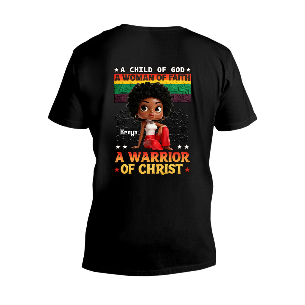 Faithful Black Woman - Personalized African American T-shirt And Hoodie