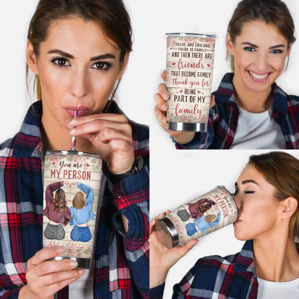 Friends That Are Family - Personalized Bestie Tumbler