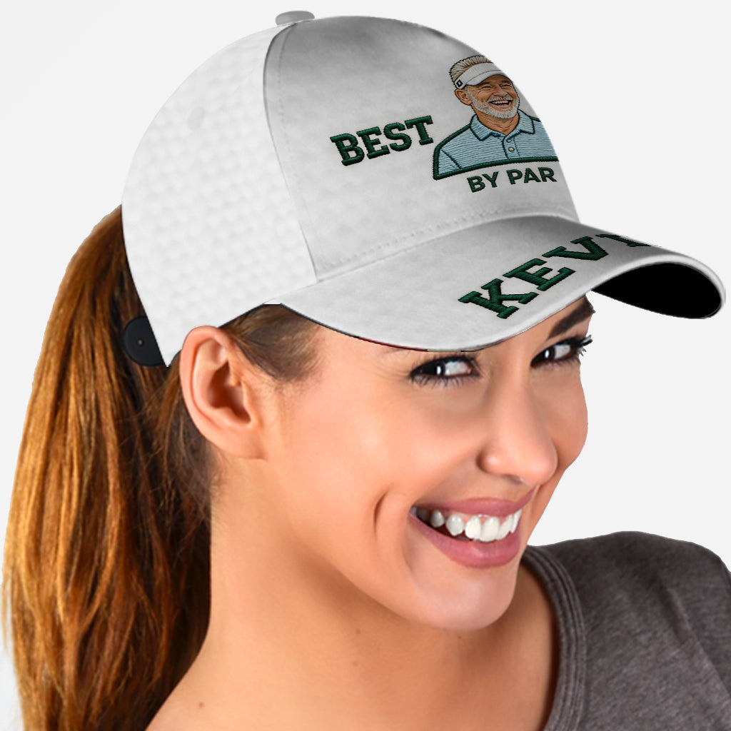Custom Any Photo Best Dad/Grandpa/Uncle.. - Personalized Golf Classic Cap