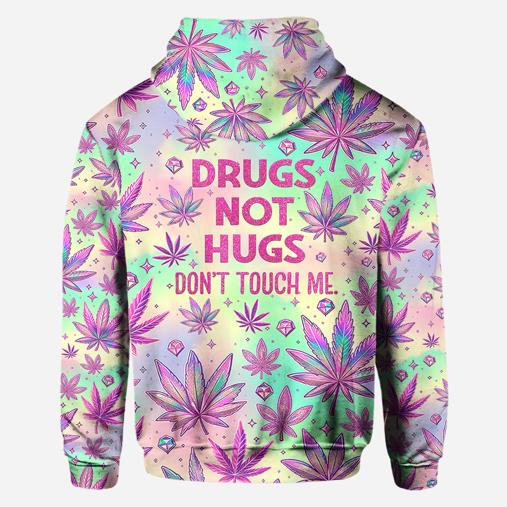 Drugs Not Hugs - Personalized Weed All Over Shirt