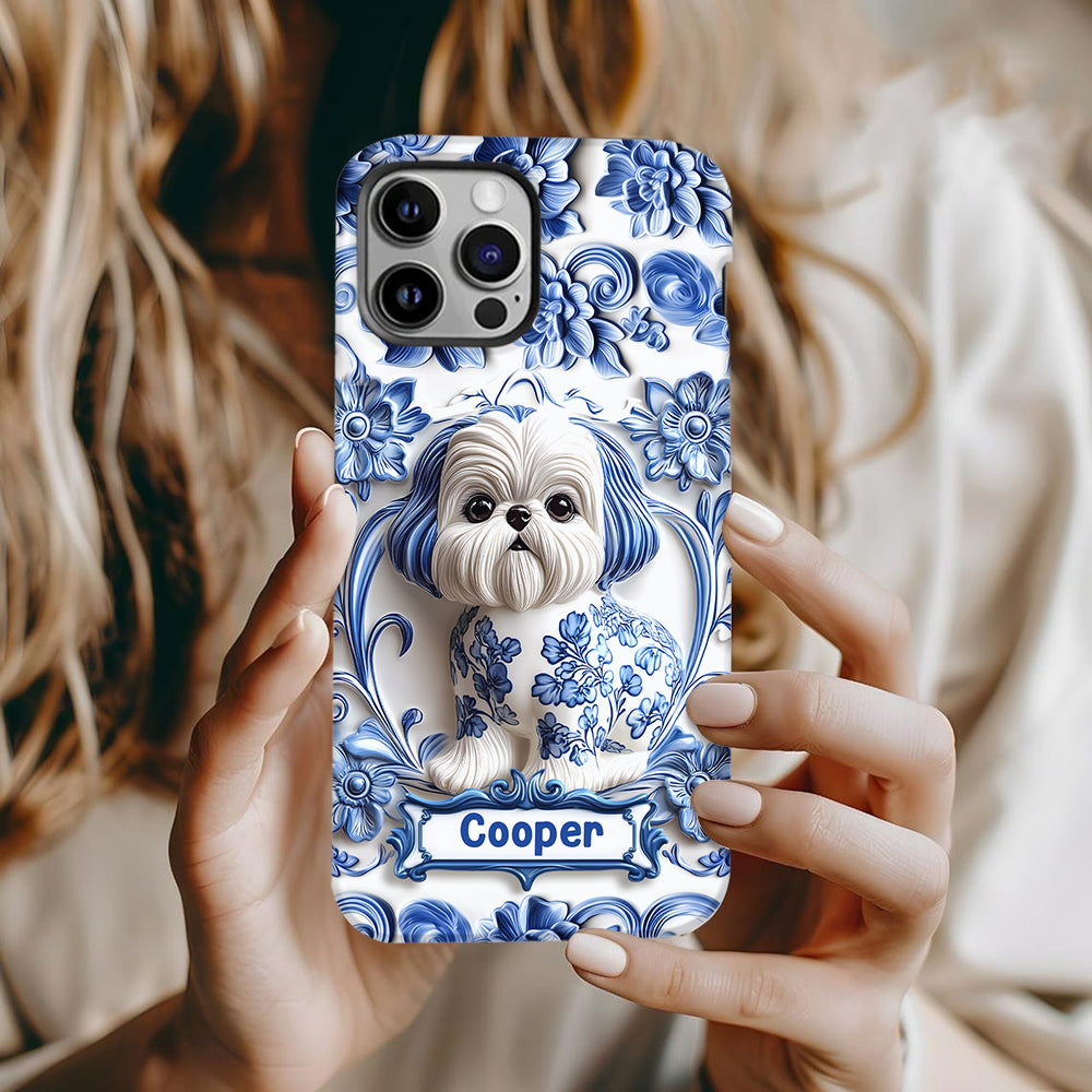 Cute Dog - Personalized Dog Full Print Phone Case