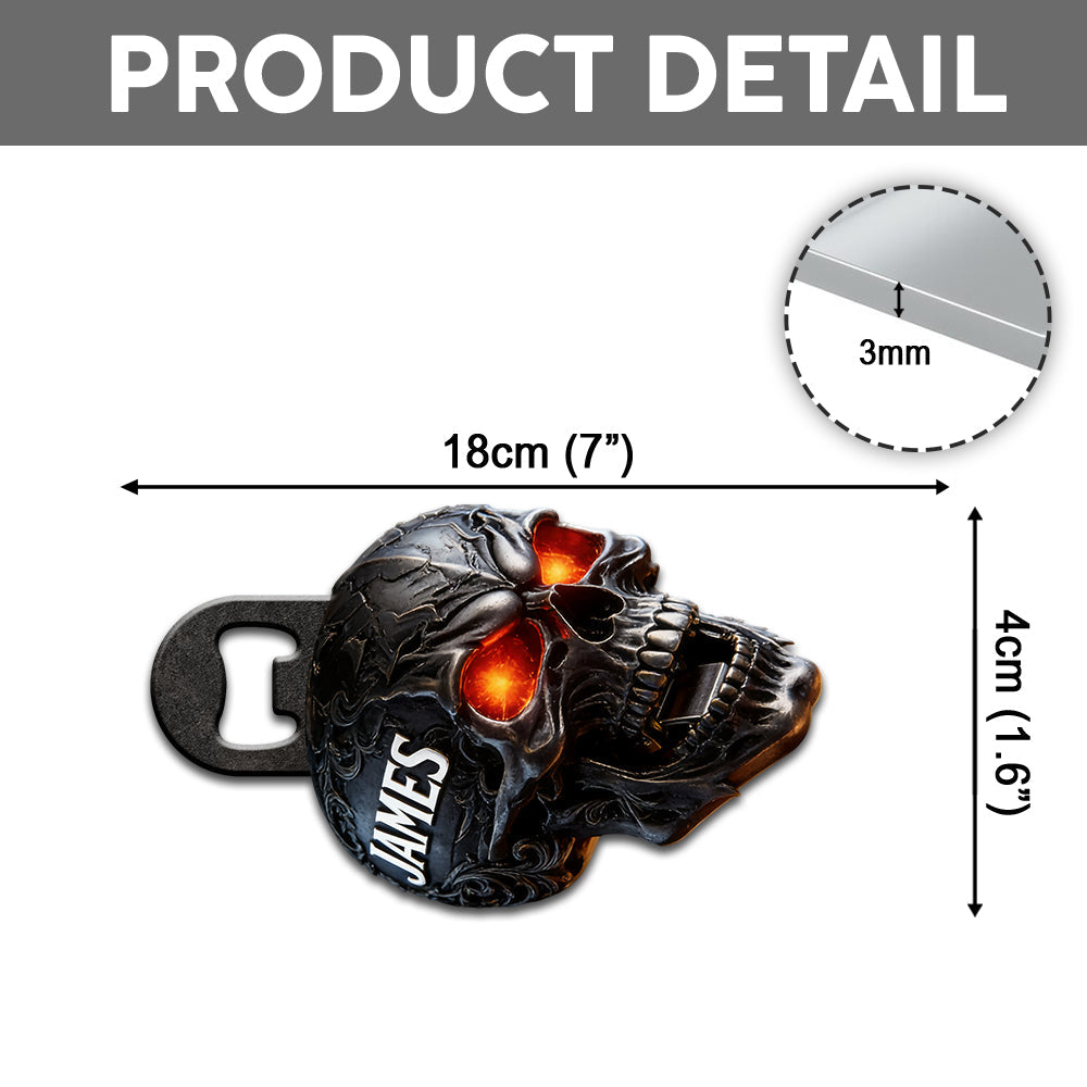 Cool Skull - Personalized Skull Bottle Opener