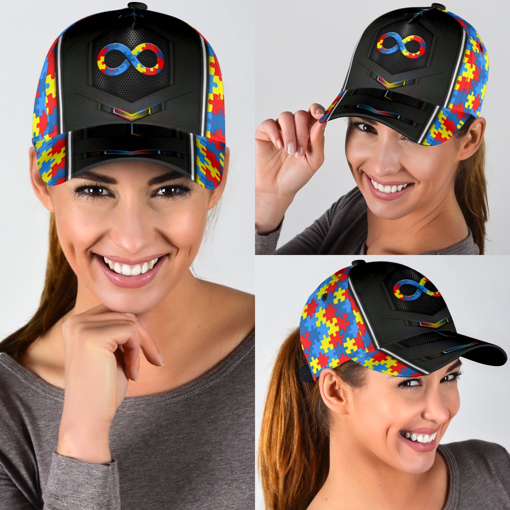 Autism Awareness Carbon - Autism Awareness Classic Cap 0921