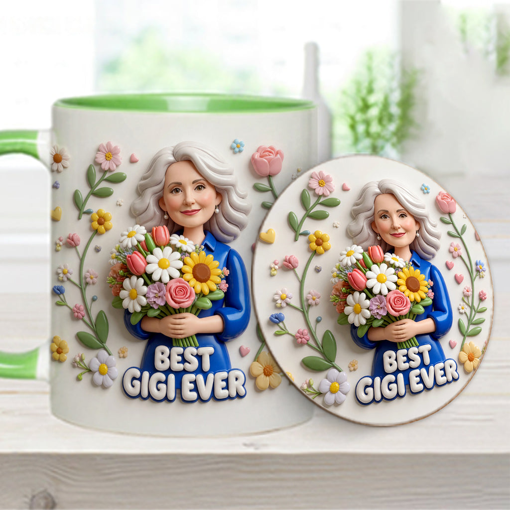 Custom Any Photo - Personalized Mother Accent Mug & Coaster