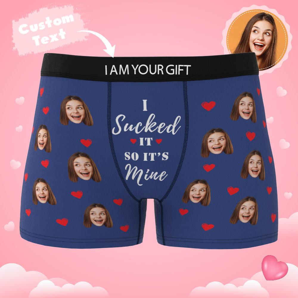 Custom Wife Or Girlfriend Face Boxers AR View - Personalized Couple Men's boxer briefs