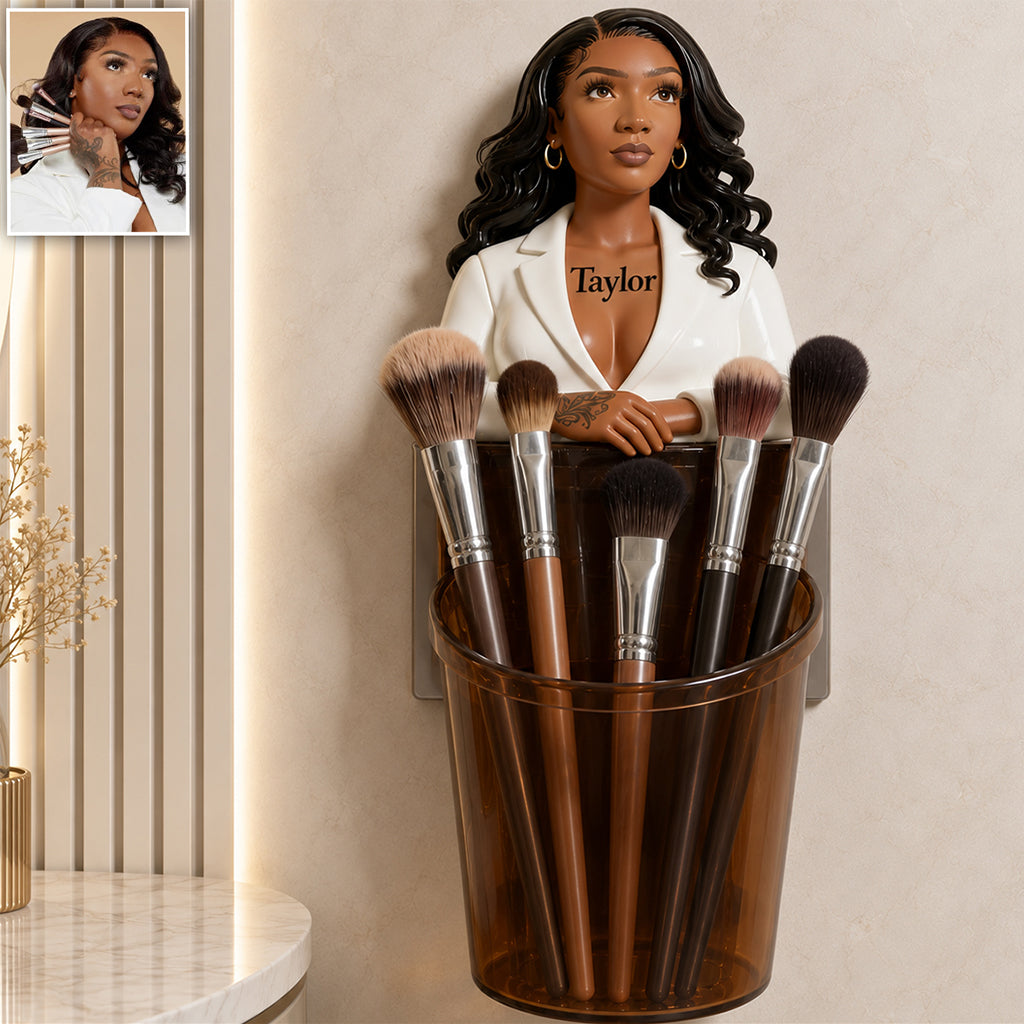 Beauty Bestie - Personalized Makeup Wall Multi Holder