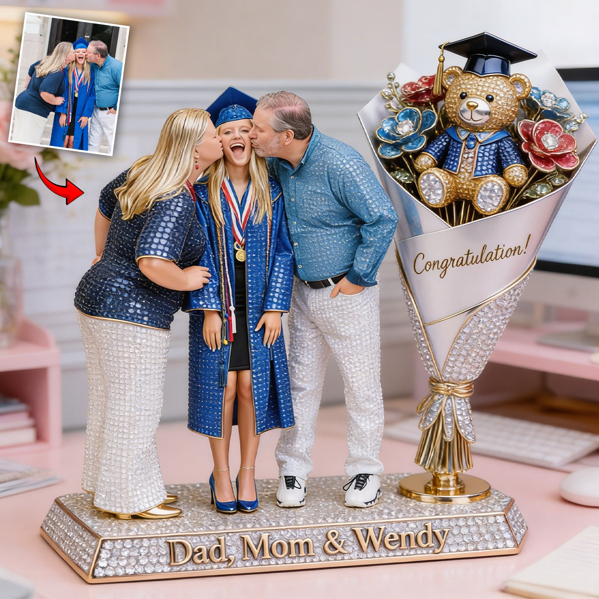 Custom Any Photo - Personalized Graduation Custom Shaped Acrylic Plaque