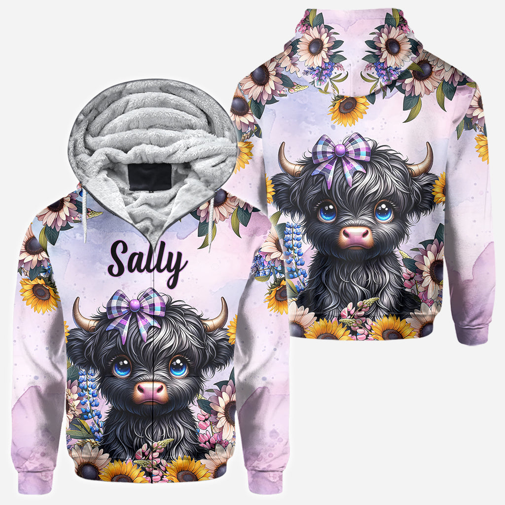 Cute Little Cow - Personalized All Over Shirt