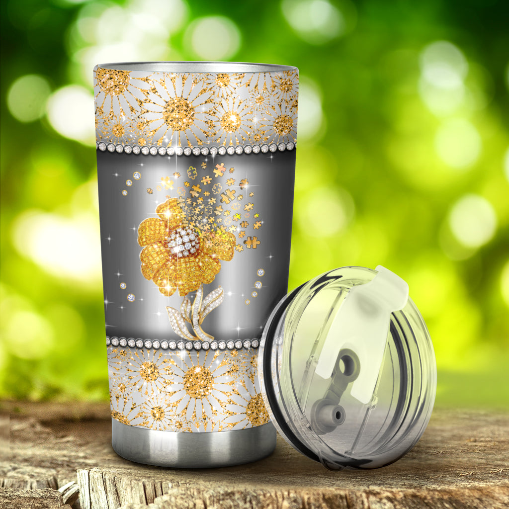 Accept Understand Love Autism Awareness Tumbler 0622