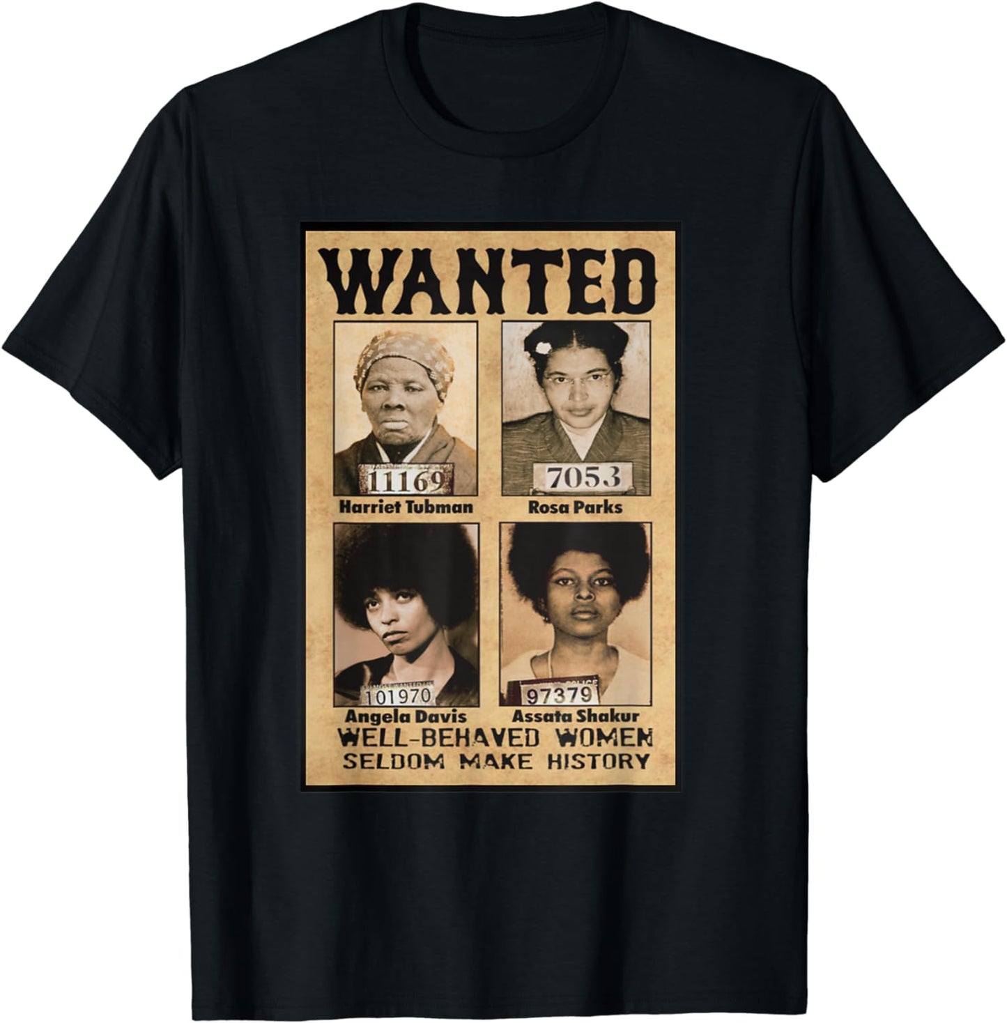Wanted African American T-shirt & Hoodie 0224