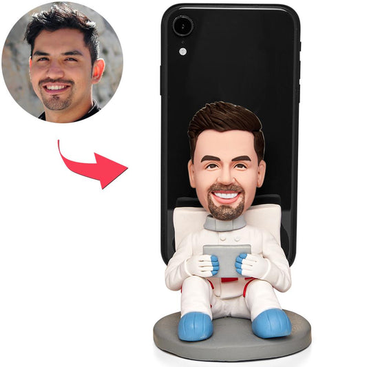 Personalized Mobile Phone Holder Astronaut