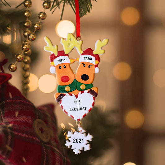 Our First Christmas - Personalized Family Our 1st Christmas Ornament