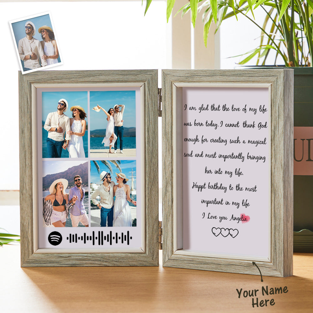 Song Code - Personalized Couple Song Photo Frame