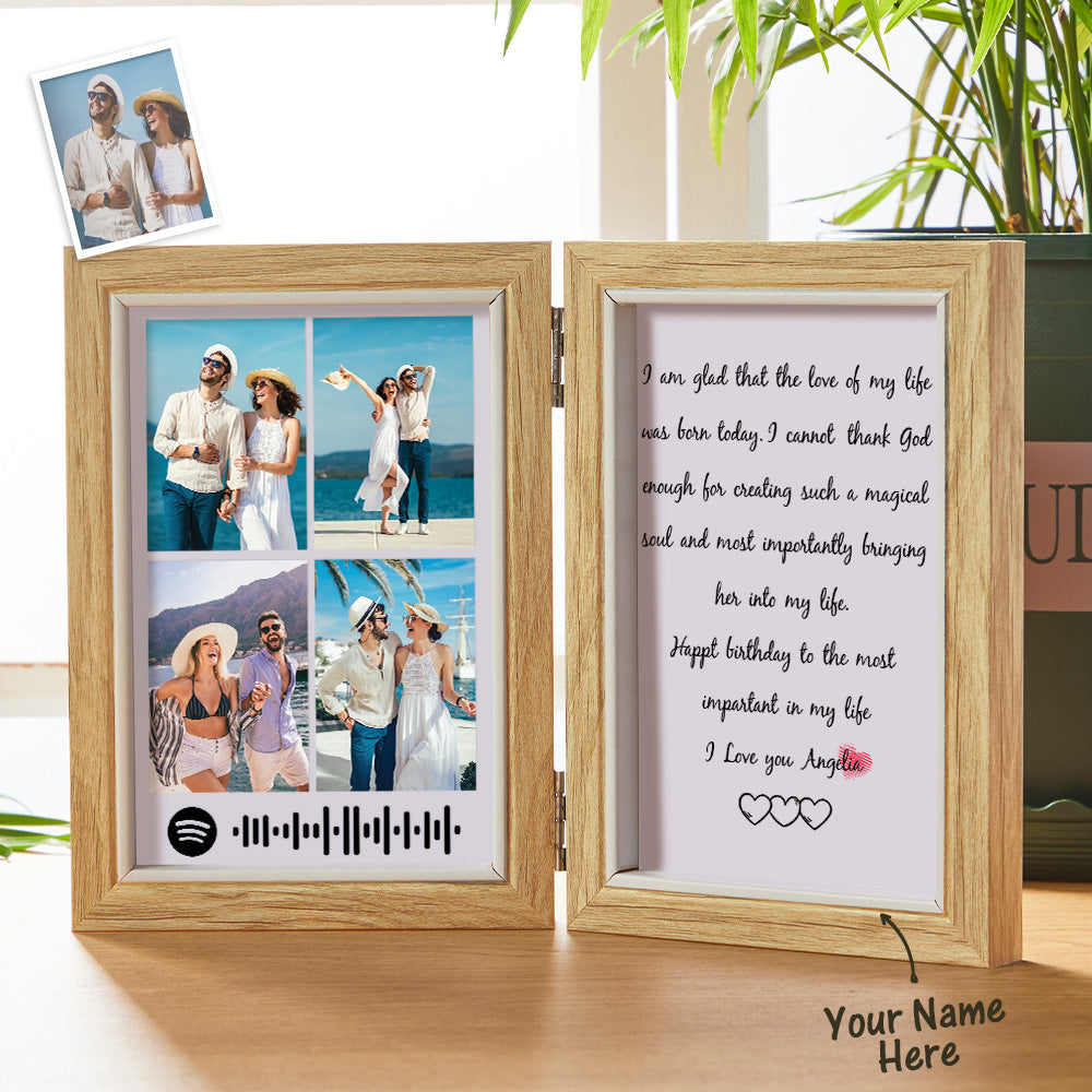 Song Code - Personalized Couple Song Photo Frame