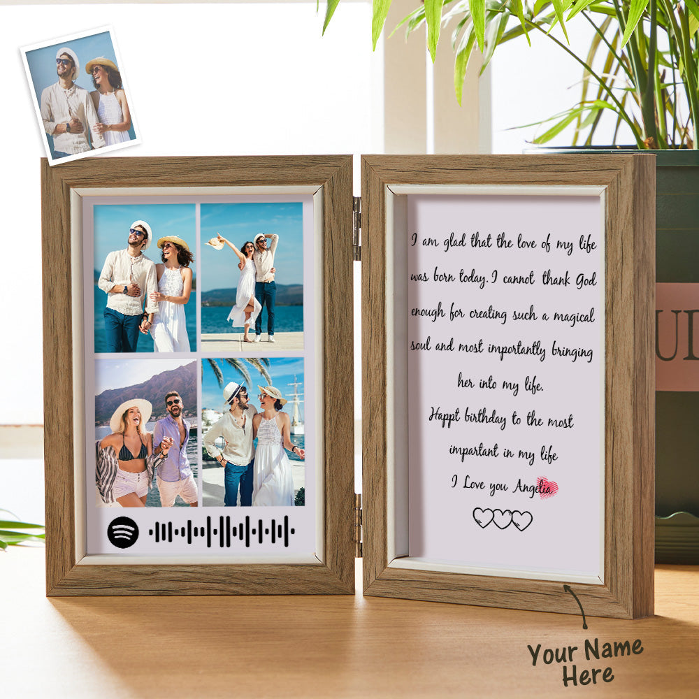 Song Code - Personalized Couple Song Photo Frame