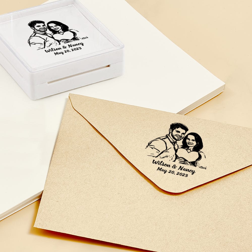 You & Me We Got This - Personalized Couple Photo Stamp